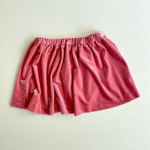 EGG NY pink velvet twirl skirt